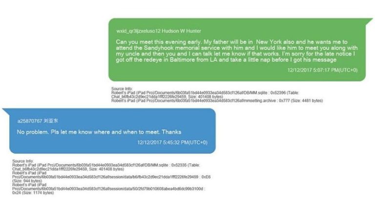 New text message allegedly reveals Hunter Biden proposed meeting for dad, uncle and Chinese exec in NYC