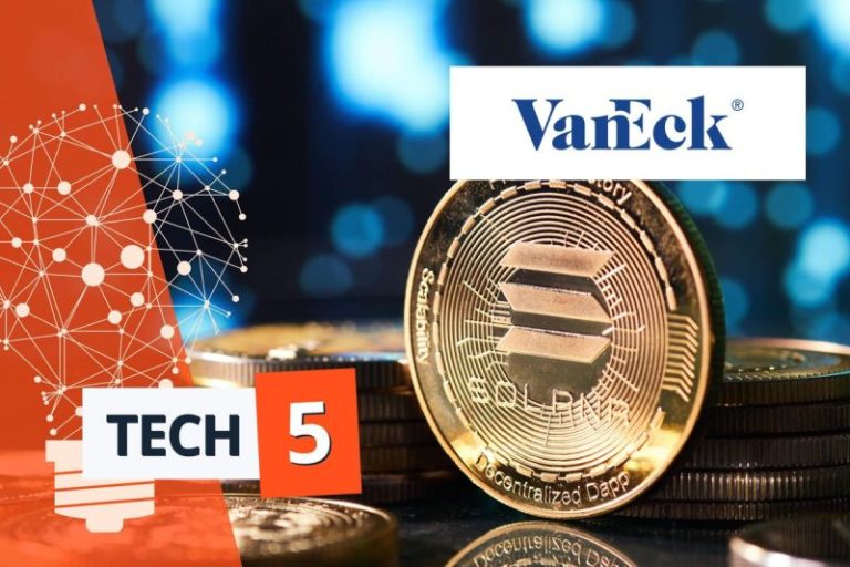 Tech 5: Crypto Investors Eye Solana ETF Filings, Amazon Developing AI Chatbot