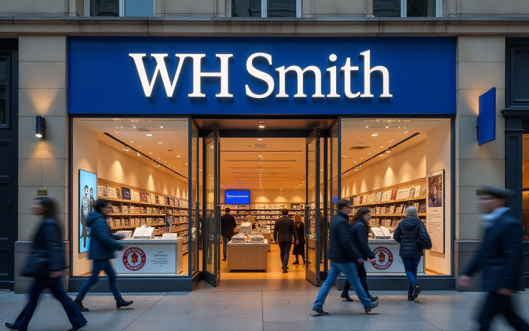 WH Smith shares tumble 40% after £30m accounting error in North America