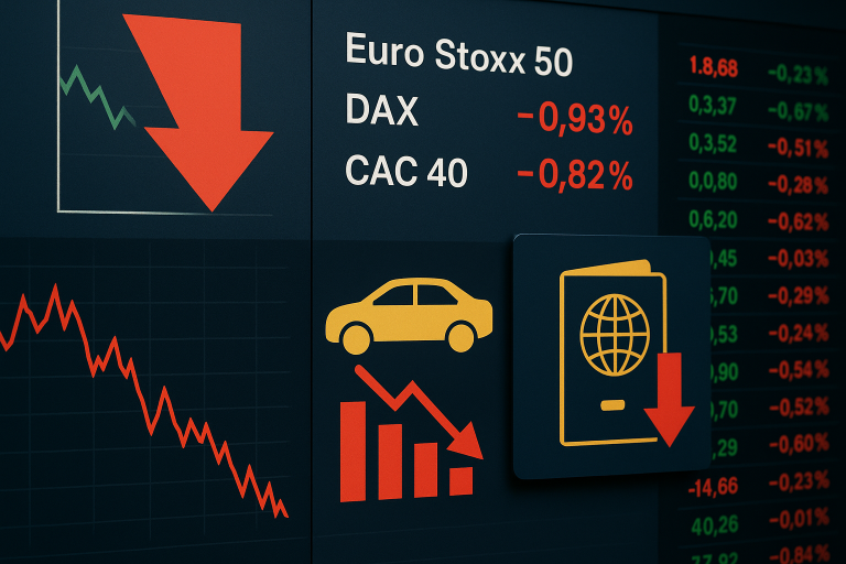 Europe market open: stocks slip as autos fall, H-1B visa fee shakes sentiment