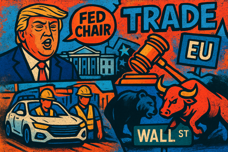 Morning brief: Trump’s Fed shortlist, US-EU tech tensions, Wall Street’s volatile week