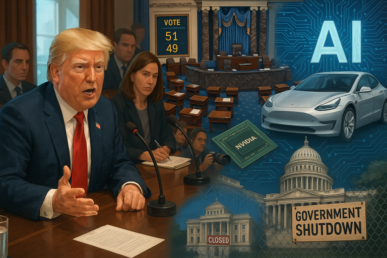 US digest: Trump cabinet meeting, Government shutdown extends