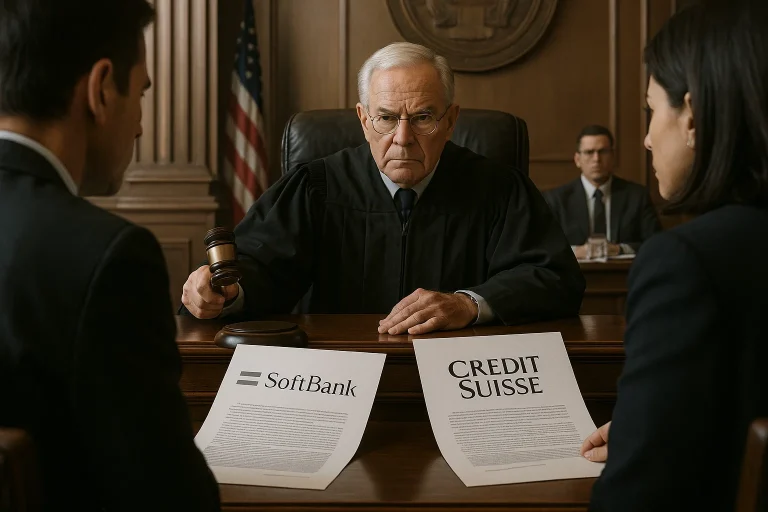 What’s behind Credit Suisse’s $440 million lawsuit against SoftBank and why it failed