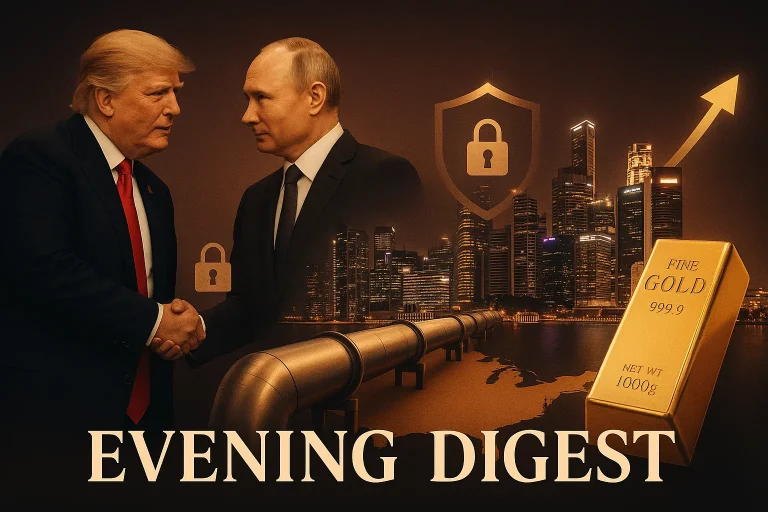 Evening digest: Trump-Putin meeting, Keystone XL revival, gold’s rally shines