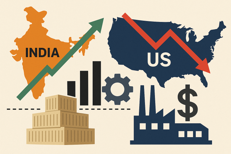 India economic momentum hits brake as US tariffs hit key export sectors