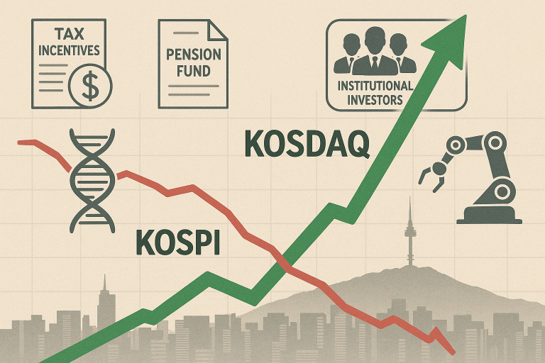 Kosdaq rallies on hopes of government support as investors await tax incentive details
