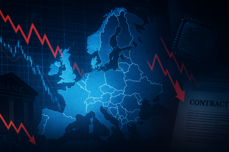 Europe bulletin: stock markets slide, banking risks rise, HP’s $18B fight escalates