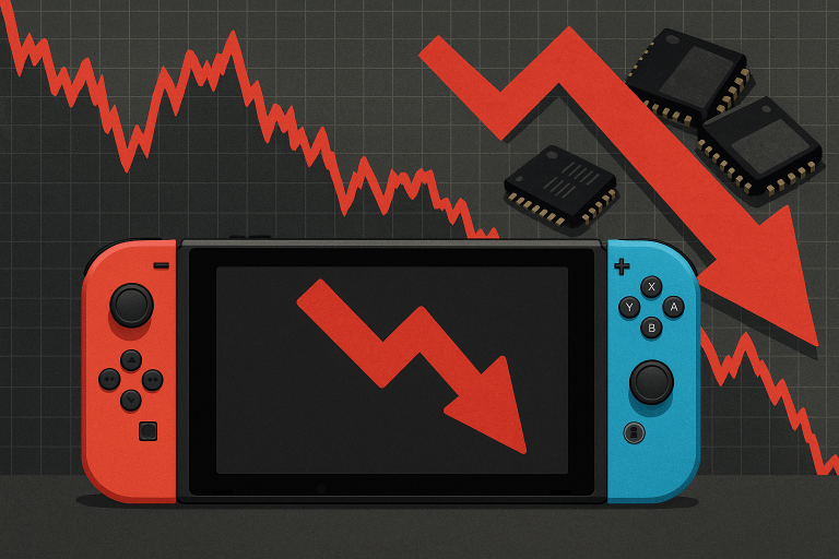 Nintendo shares fall as global memory squeeze raises risks for Switch 2