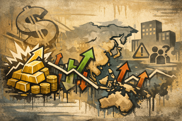 Morning brief: Asia markets diverge as gold hits records, Dollar slides