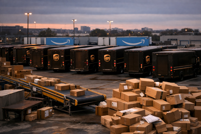 UPS job cuts underline costly break with Amazon in US delivery race