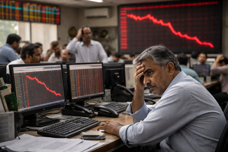 Nifty 50 Index at risk as Indian bond yields surge, rupee crash
