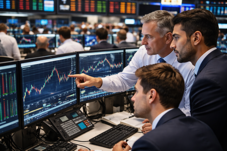 Dow ends higher as chip stocks rally and Fed rate-hike fears ease