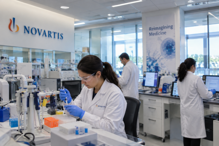 Novartis stock falls 10% after second drug setback in a week; analyst cuts PT