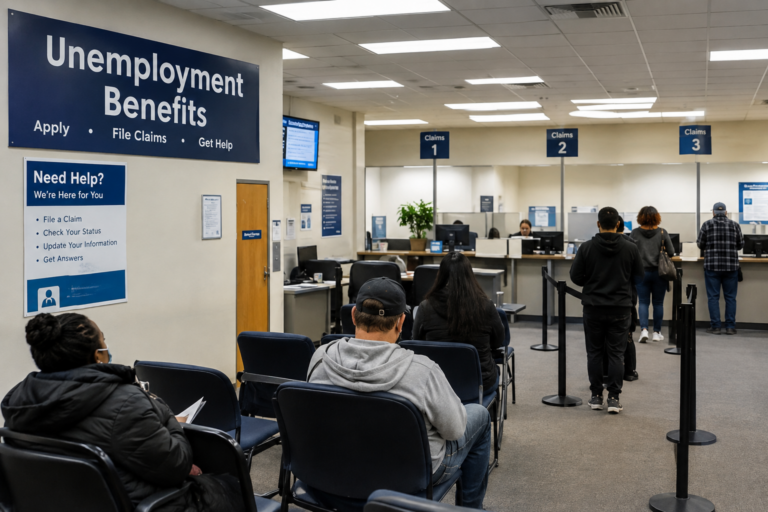US weekly jobless claims fall as layoffs decline, but hiring remains weak